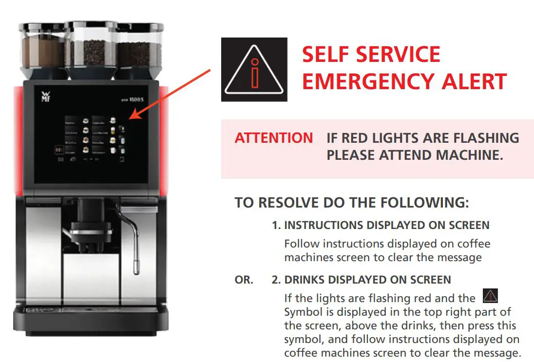 MY COFFEE SHOP WMF 1500S Coffee Machine Instruction Manual - OPERATING INFORMATION