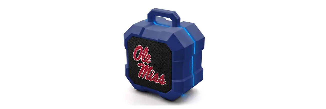 Soar Ncaa Mississippi Old Miss Rebels Shockbox Led Wireless Bluetooth Speaker User Manual Soar Ncaa Mississippi Old Miss Rebels Shockbox Led Wireless Bluetooth Speaker User Manual