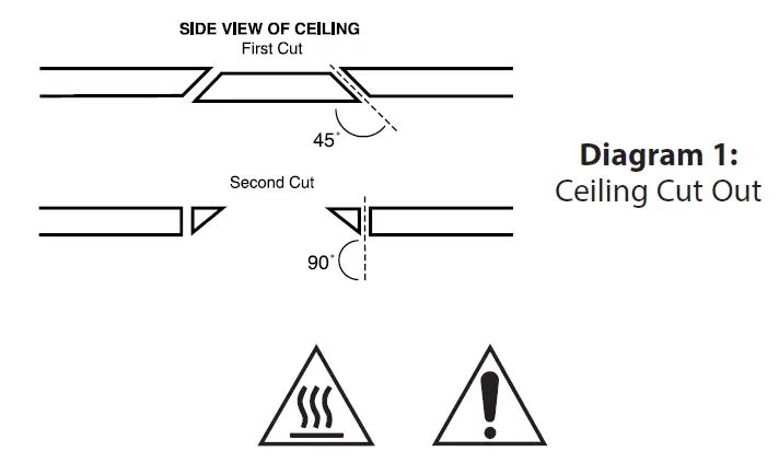 PROFICIENT C875s Ceiling LCR Speakers fig 1