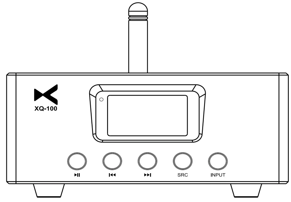 xDuoo XQ-100 HIFI DAC Wireless Bluetooth 5.0 LDAC Receiver -