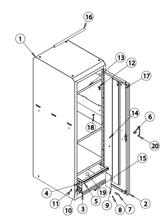 U S-GENERAL-64452-UPC-16-Inch-End-Locker-FIG-9.