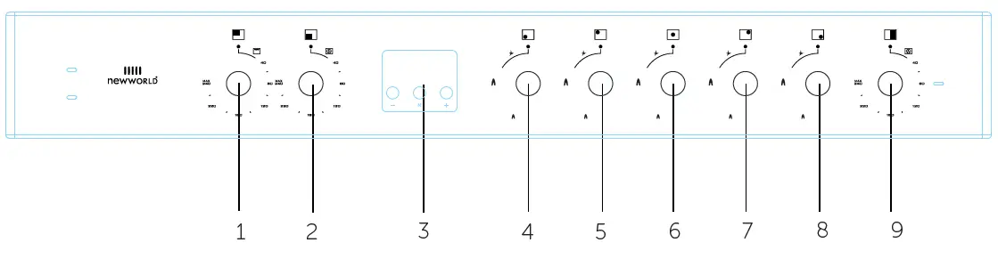 newWORLD-NW92TDF3BL-90cm-3-Cavity-Dual-Fuel -Range-Cooker-10
