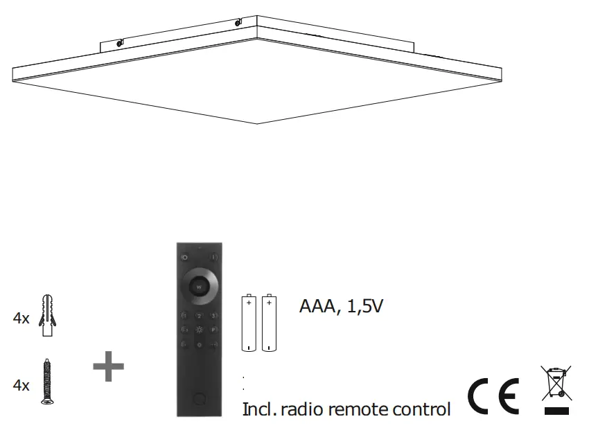 Paul Neuhaus 8288 16 Q FLAG Ceiling Light LED - fig 5
