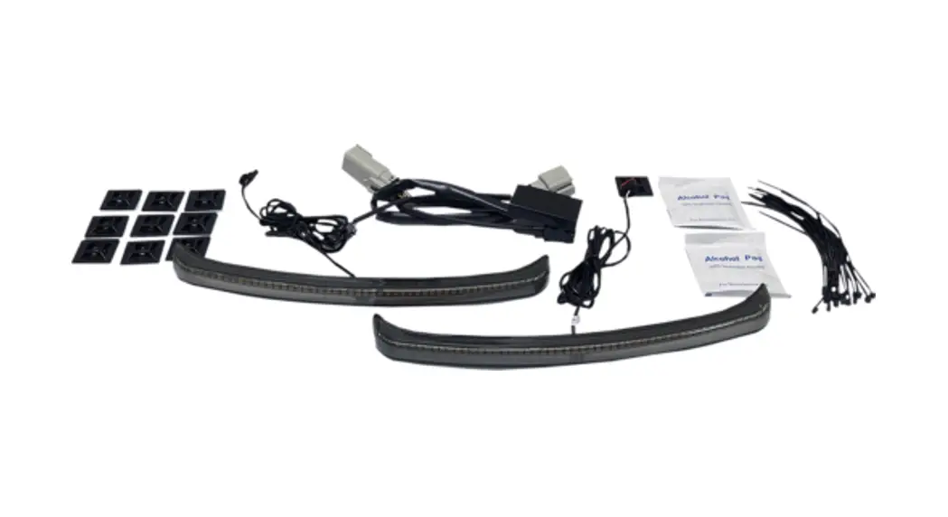 Custom Dynamics Cd-tgaws-tke Forward Facing Led Fender Lights For Tri-glide Instruction Manual