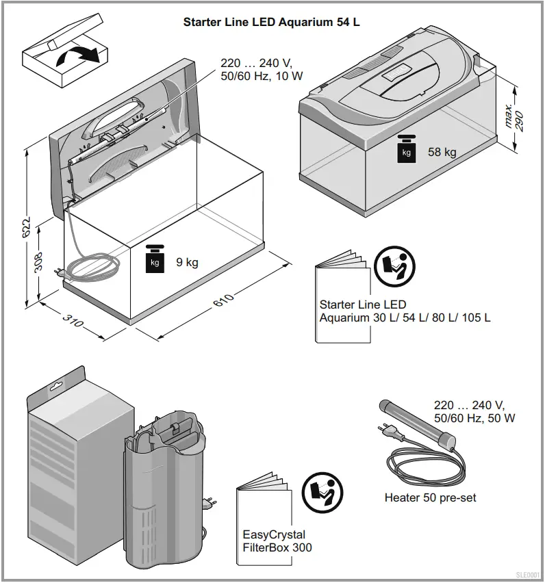 Tetra 105 L Starter Line LED Aquarium - Fig 2