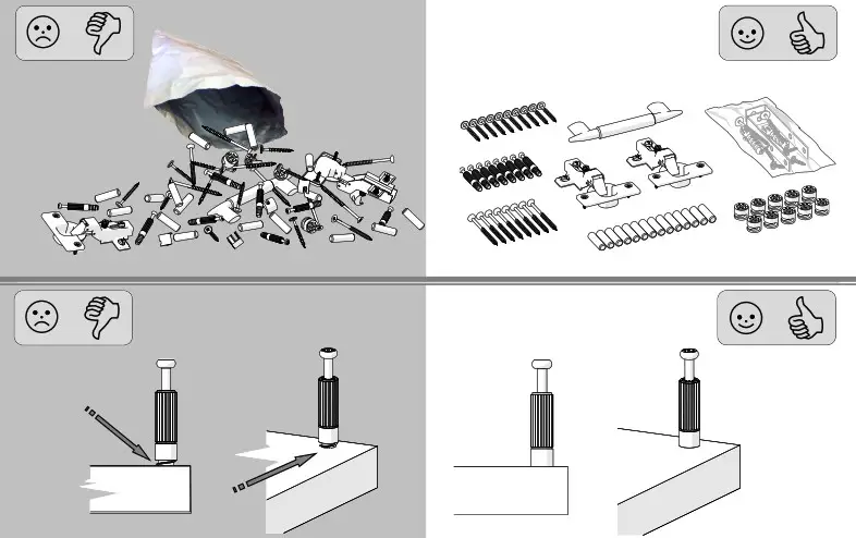 OTTO CLFB02 Wall Shelf CLIP - Assembling instruction 6
