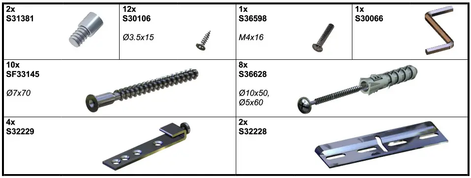 OTTO CLFB02 Wall Shelf CLIP - service 3