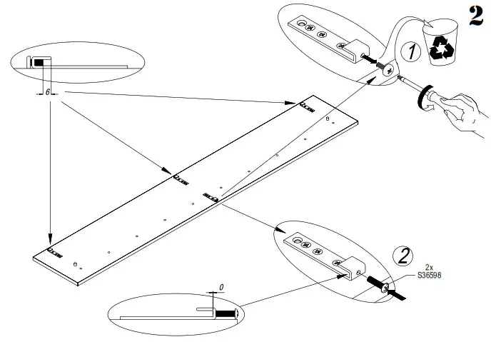 OTTO CLFB02 Wall Shelf CLIP - service 6
