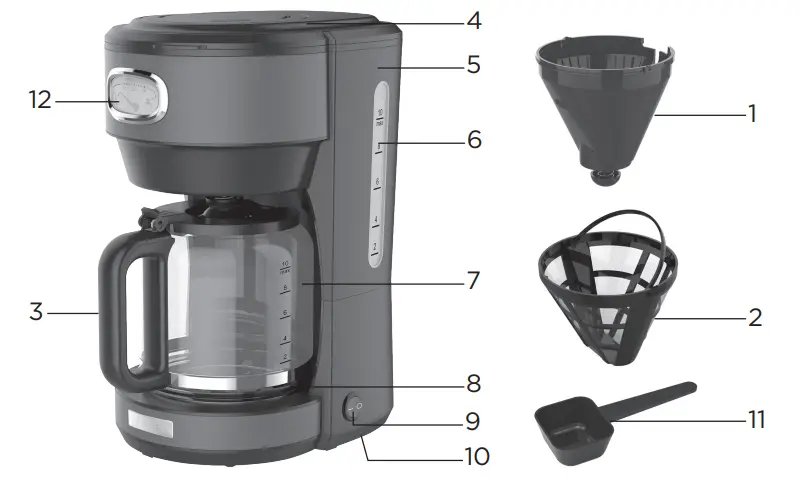 Westinghouse WKCMR621RD Coffee Maker - USE