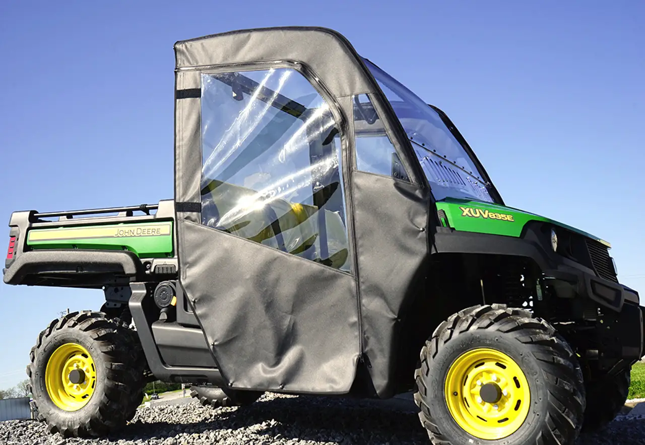 FALCON RIDGE JD-XUV-DRW01 John Deere Gator HPX-XUV Soft Door Rear Window Combo-fig1