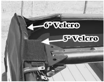 FALCON RIDGE JD-XUV-DRW01 John Deere Gator HPX-XUV Soft Door Rear Window Combo-fig5