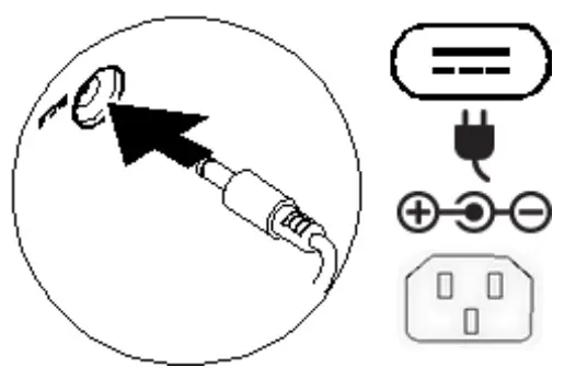 Connect the power adapter