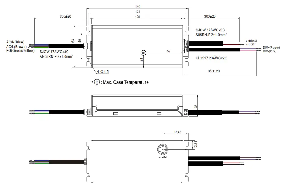 MEAN WELL XLG-100 100W Constant Power Mode LED Driver - fig17