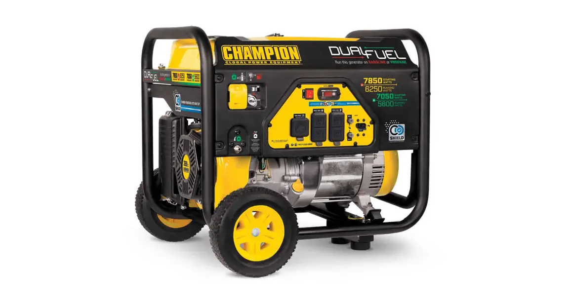 Champion 100592 6250w Dual Fuel Generator User Guide