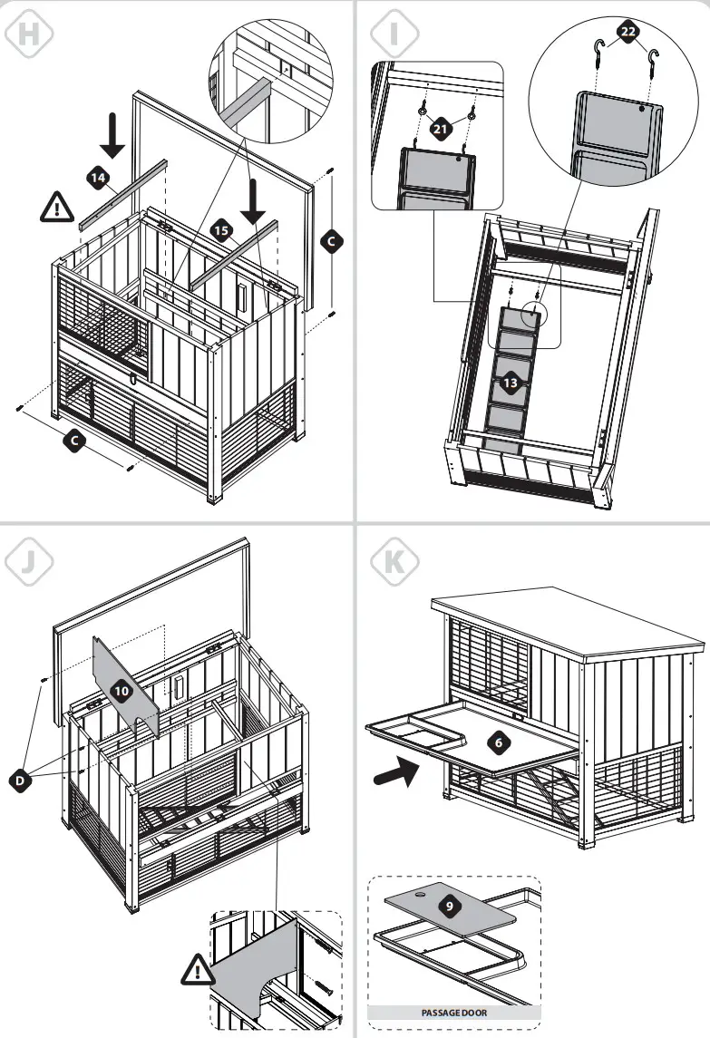 ferplast 57090011 Rabbit Clapier Ranch - Figure 5