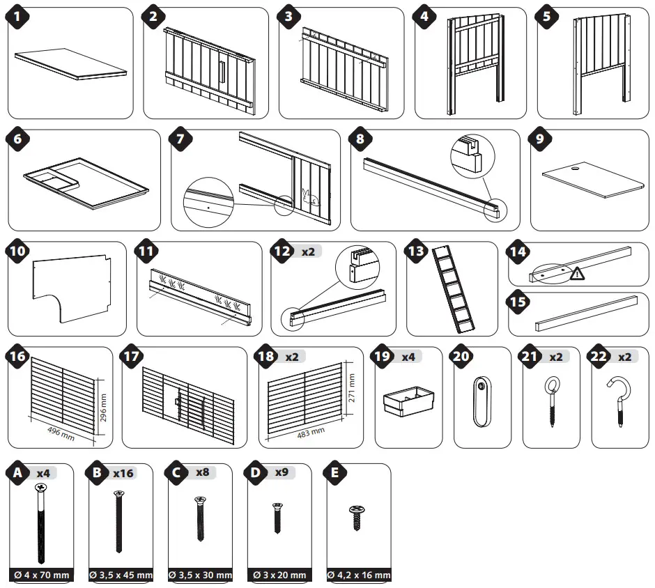 Ferplast 57090011 Clapier Ranch - Figure 1