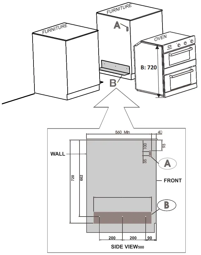 Hoover HO7DC3B308IN Built-Under Electric Double Oven fig 2