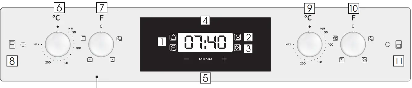 Hoover HO7DC3B308IN Built-Under Electric Double Oven fig 8