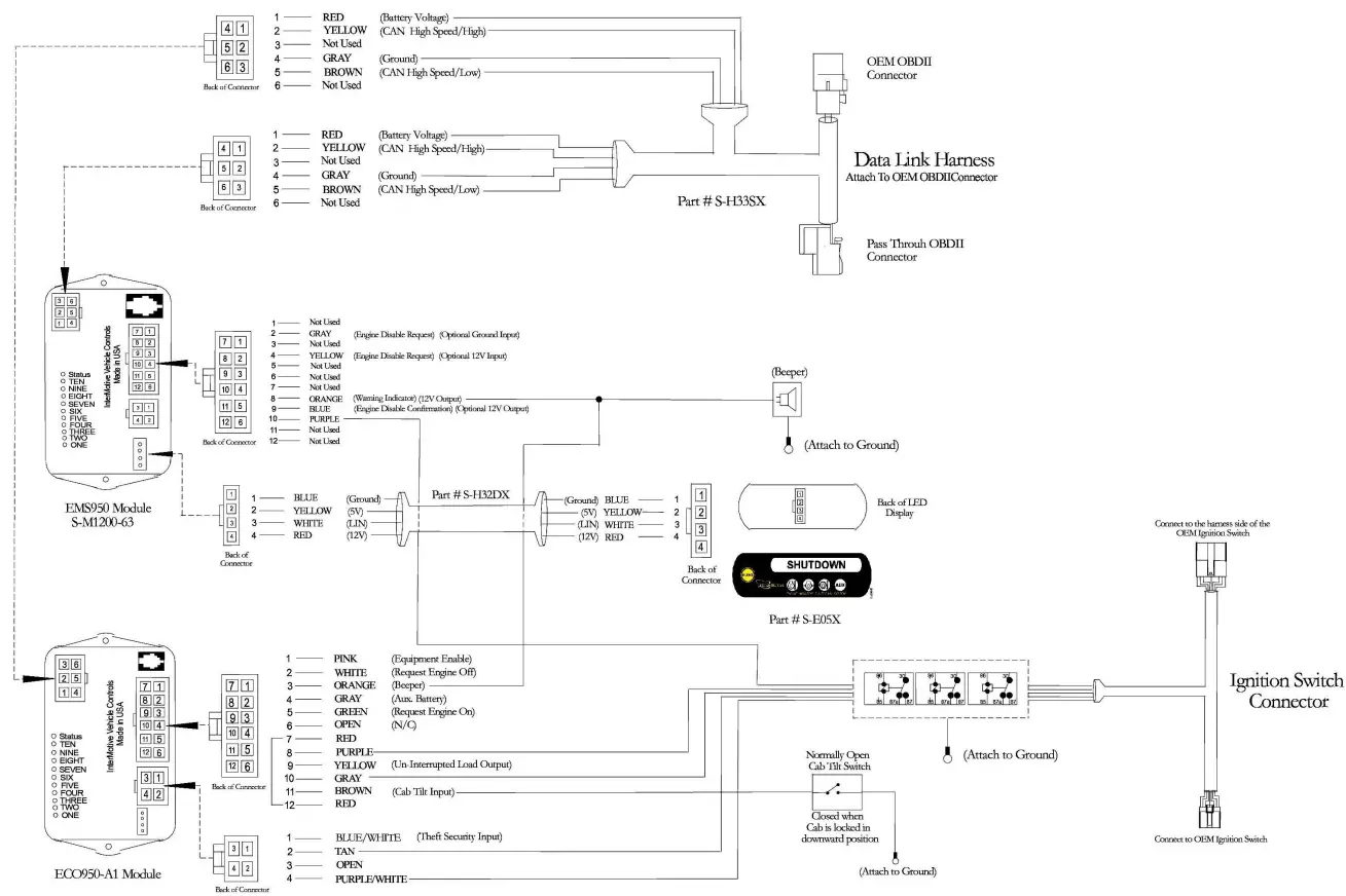 INTER MOTIVE ECOEMS950 Eco Star Engine Monitor Shutdown-fig18