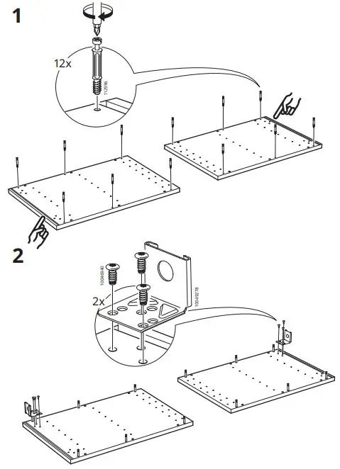 IKEA AA-2239126-3 METOD Wall Cabinet Frame -1