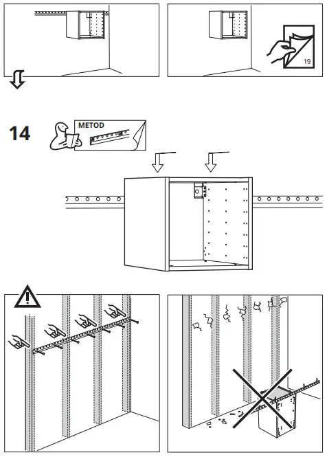 IKEA AA-2239126-3 METOD Wall Cabinet Frame -10