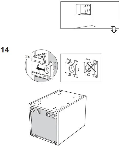IKEA AA-2239126-3 METOD Wall Cabinet Frame -14