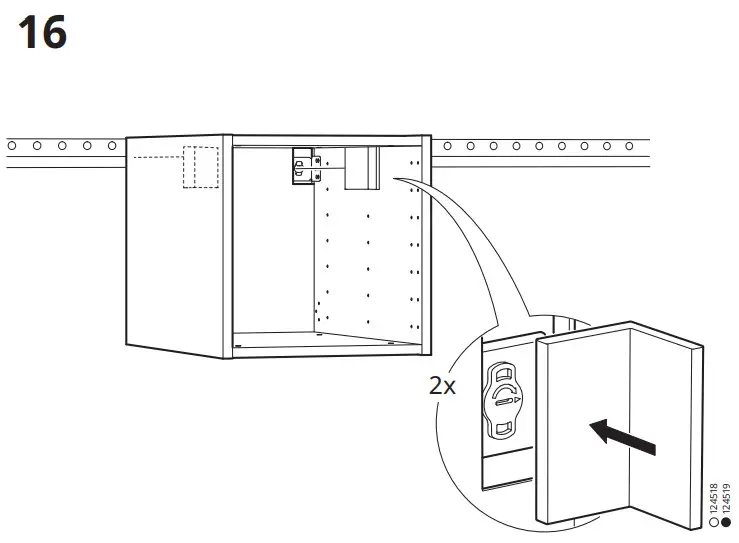 IKEA AA-2239126-3 METOD Wall Cabinet Frame -16.0