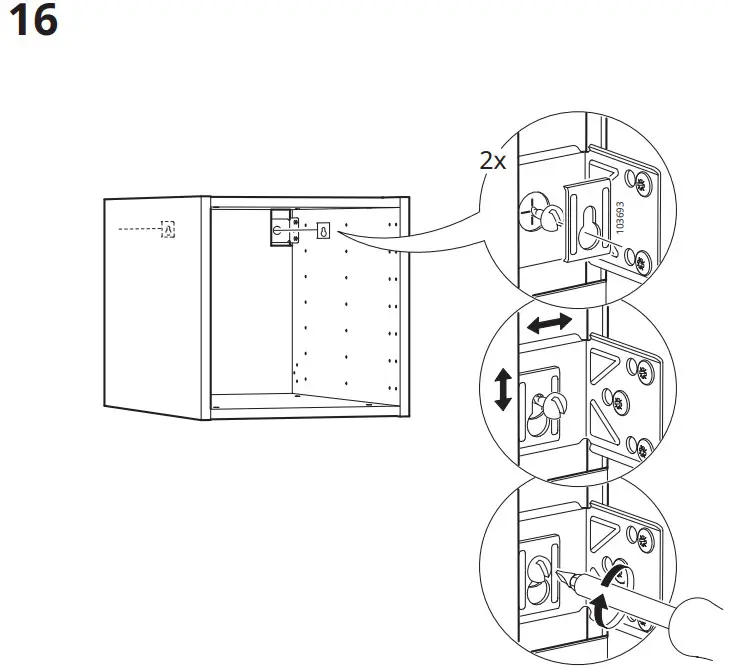 IKEA AA-2239126-3 METOD Wall Cabinet Frame -16