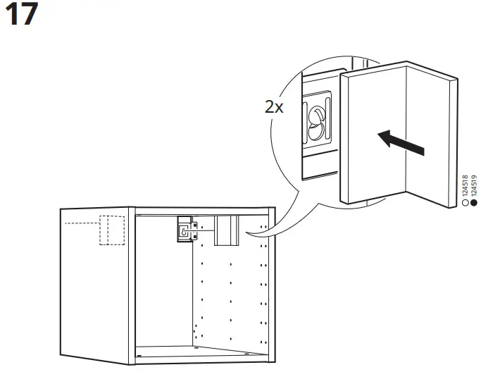 IKEA AA-2239126-3 METOD Wall Cabinet Frame -18
