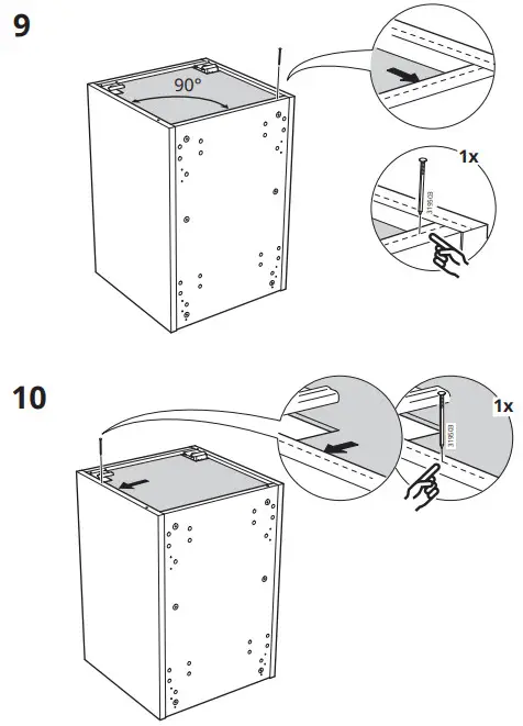 IKEA AA-2239126-3 METOD Wall Cabinet Frame -6