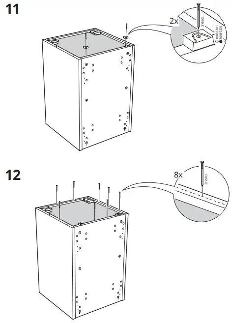 IKEA AA-2239126-3 METOD Wall Cabinet Frame -7