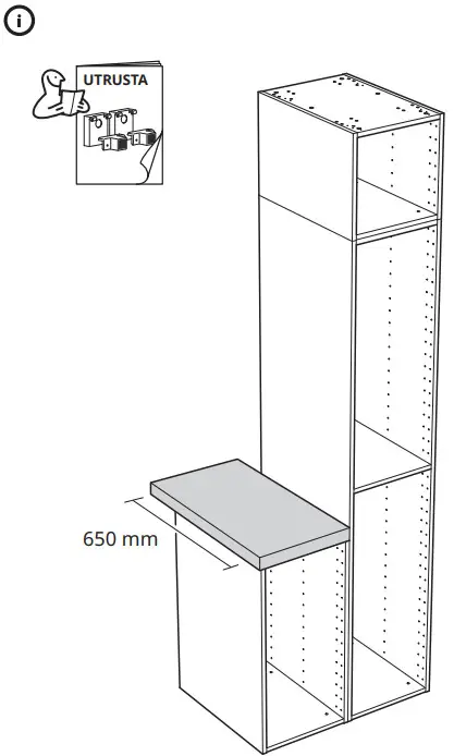 IKEA AA-2239126-3 METOD Wall Cabinet Frame -9