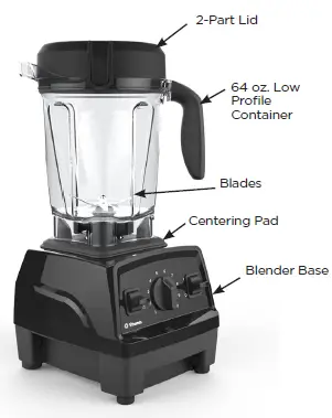 Vitamix 65542 Explorian Blender Low-Profile Container (2)