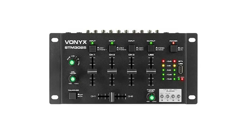 Vonyx Stm-3020b 6 Channel Mixer Instruction Manual Vonyx Stm-3020b 6 Channel Mixer Instruction Manual