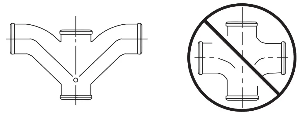 GERBER GER20300 Two Piece Ultra Flush Toilets Pressure Assist - Back outlet Models
