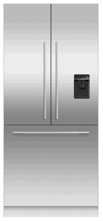 FISHER PAYKEL RS36A80U1 N Integrated French Door Refrigerator Freezer 36 Inch Ice and Water