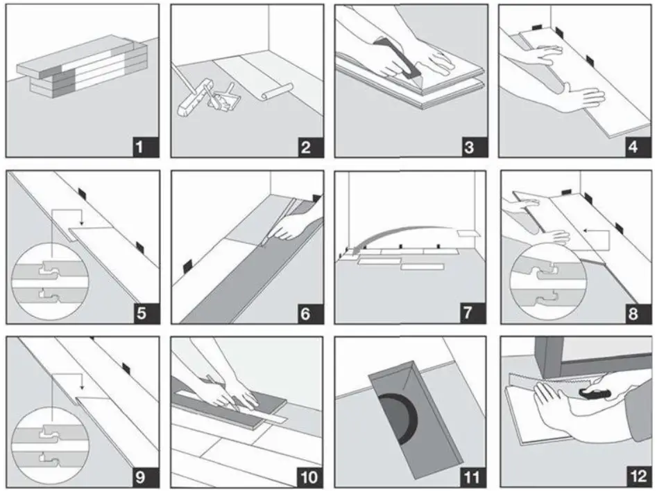 allen roth LX56104006 Varying Length Smooth Traditional Engineered Hardwood Flooring - Figure 1