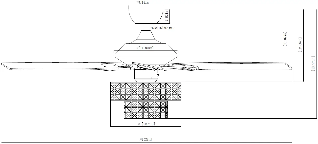 Parrot-Uncle-F6215110V-LED-Indoor-Chandelier-Ceiling-Fan-FIG-17