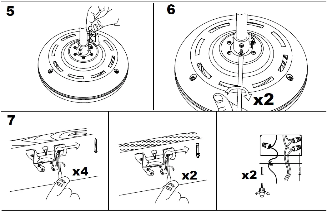 Parrot-Uncle-F6215110V-LED-Indoor-Chandelier-Ceiling-Fan-FIG-5