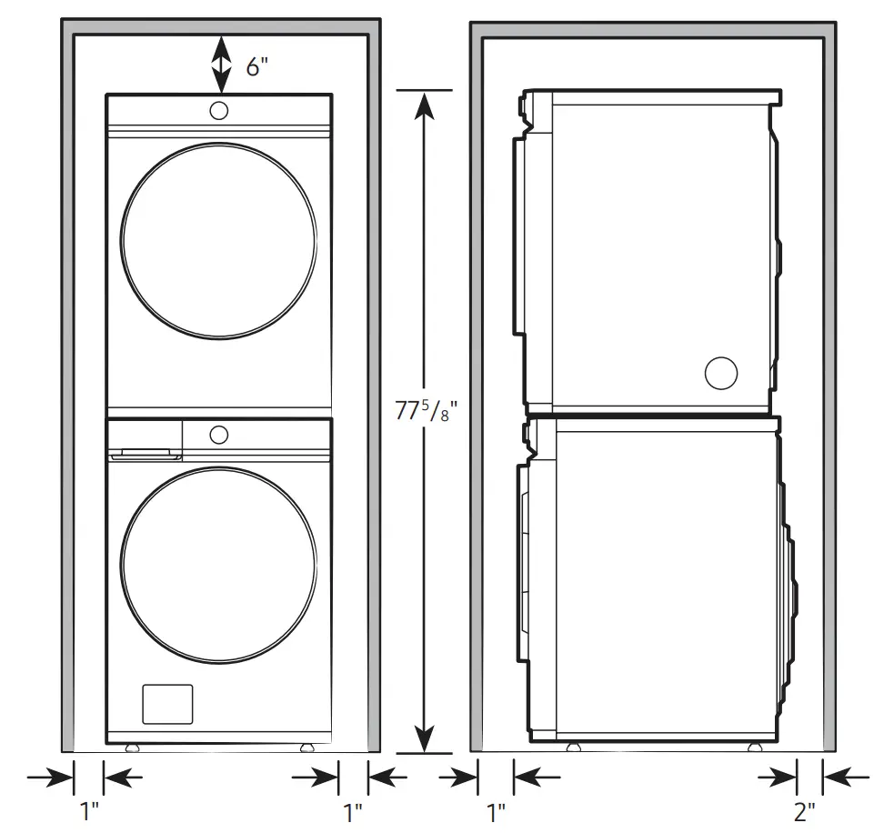 Installation Specifications – Stacked Pair