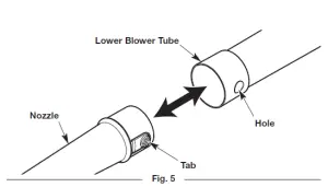 lower blower tube