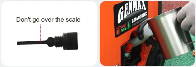 GENMAX GM5500i 5500 Watt Gasoline Inverter Generator - PREPARATIONS 3