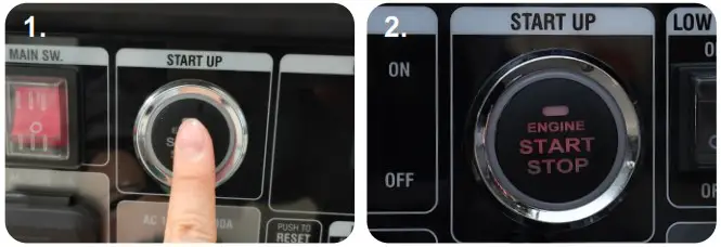 GENMAX GM5500i 5500 Watt Gasoline Inverter Generator - STARTING UP THE GENERATOR 13