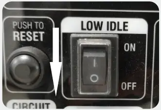 GENMAX GM5500i 5500 Watt Gasoline Inverter Generator - STARTING UP THE GENERATOR 9