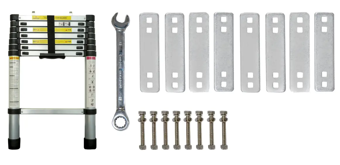 TRUSTMADE Scout Hardshell Roof Top Tent Black and Grey-Hardware