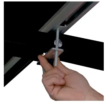 TRUSTMADE Scout Hardshell Roof Top Tent Black and Grey-Mounting2