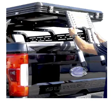 TRUSTMADE Scout Hardshell Roof Top Tent Black and Grey-tent