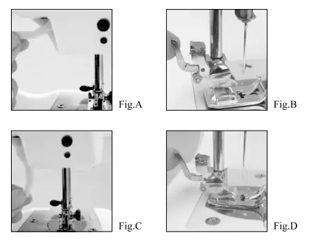 Jaxpety EC15A0159 Mini Sewing Machine W Two Speeds - FigA
