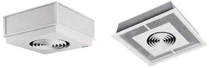 Trane Electric Unit Heaters - Commercial and Industrial Ceiling - Mounted Fan Forced Heaters