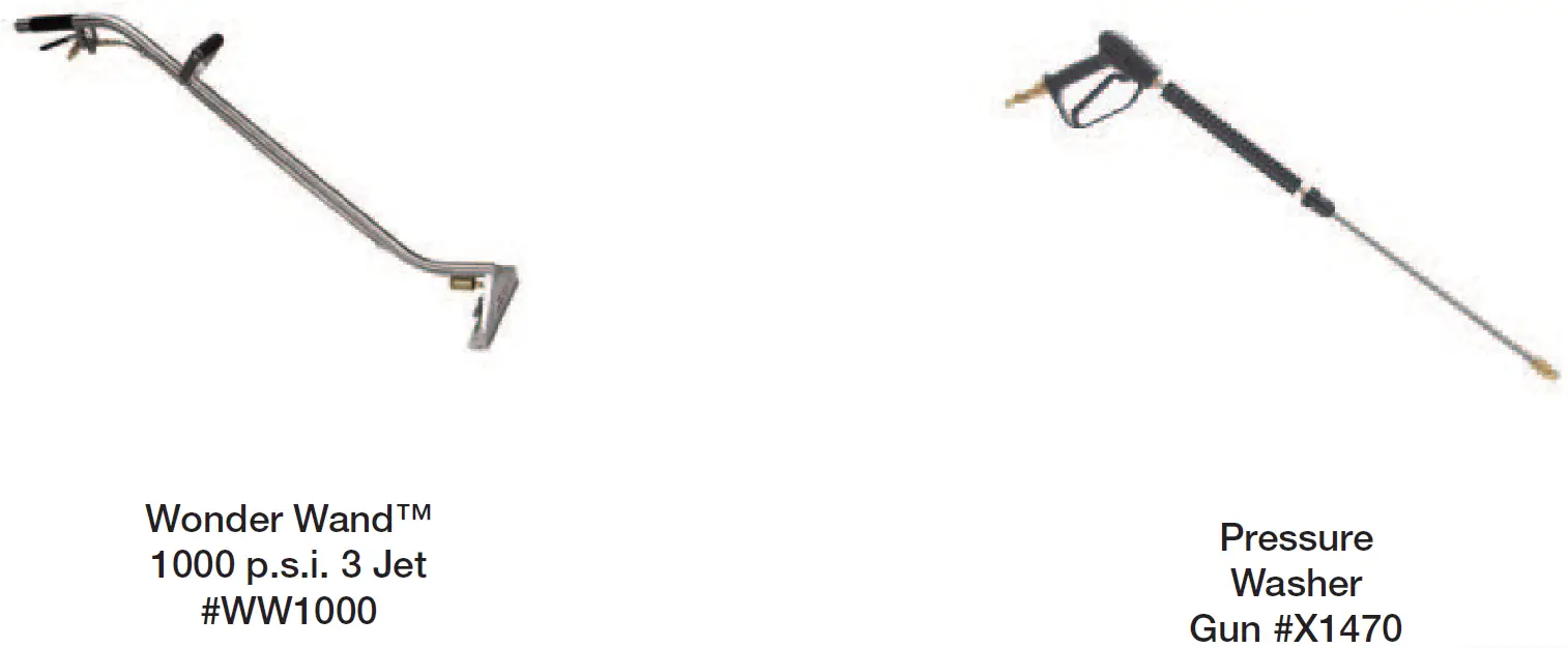 Powr-Flite PF1200RT Riptide Multi-Surface Cleaner OPTIONAL ACCESSORIES NOT INCLUDED 1